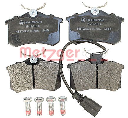 METZGER 1170054 Bremsbelagsatz, Scheibenbremse